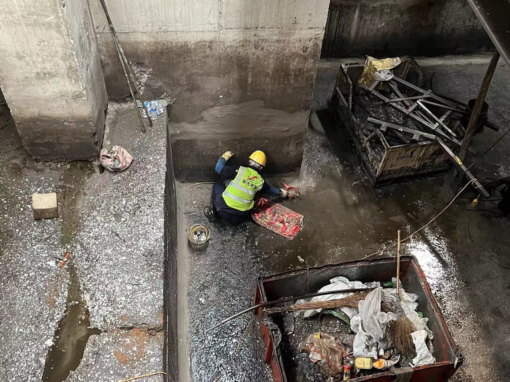 淮南田家庵区基坑渗漏水堵漏